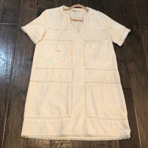 Gap dress, off white cotton M